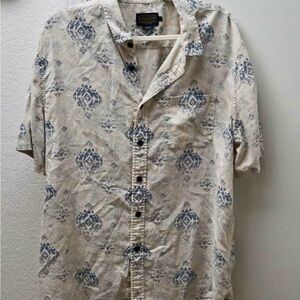 Pendleton Dawson Linen-Blend Button-Down Shirt